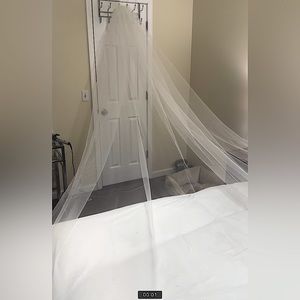 Long Edward Berger wedding veil